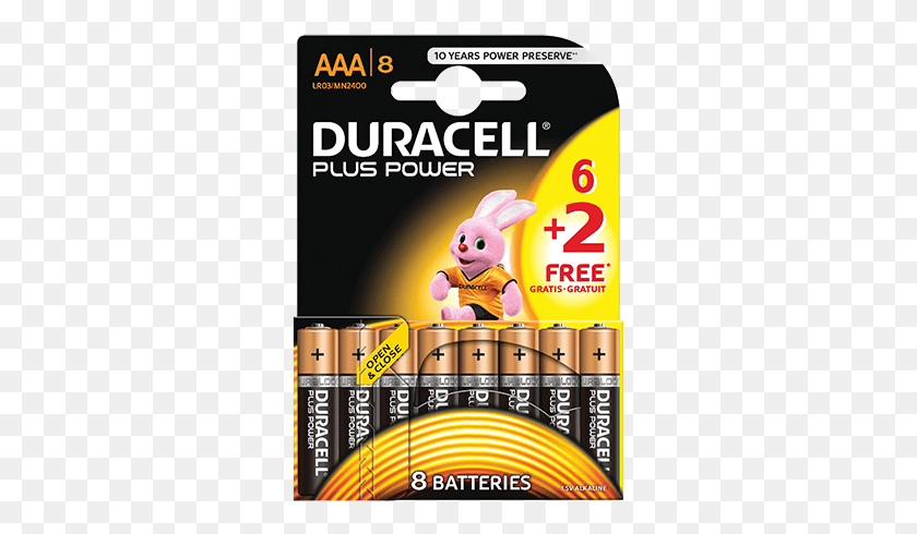 305x430 Duracell Pack Aaa 6 2 Free Batteries Duracell Aaa, Label, Text, Flyer HD PNG Download