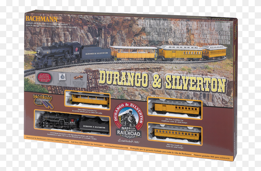 692x493 Durango Amp Silverton Dcc Ready 2 8 0 Steam Locomotive Durango Silverton Ho Train, Vehicle, Transportation, Text HD PNG Download
