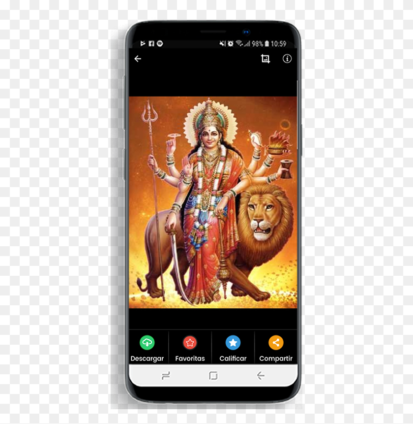 391x801 Durga Maa, Mobile Phone, Phone, Electronics HD PNG Download