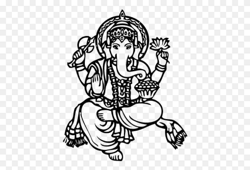 422x512 Descargar Png / El Ataque De Durgas Ganesh Hd Png