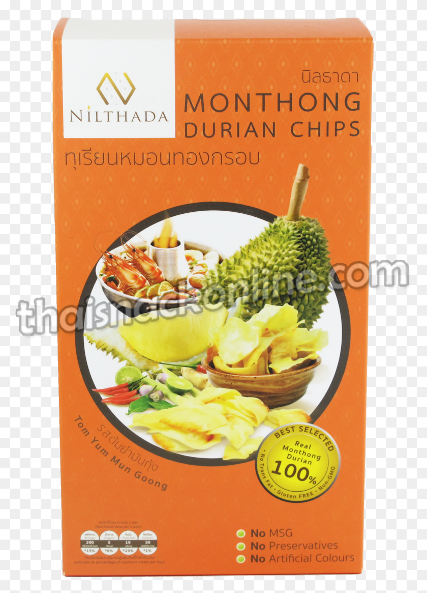 1345x1906 Durian Chips Tom Yum Mun Goong Asian Soups, Fruit, Produce, Plant HD PNG Download