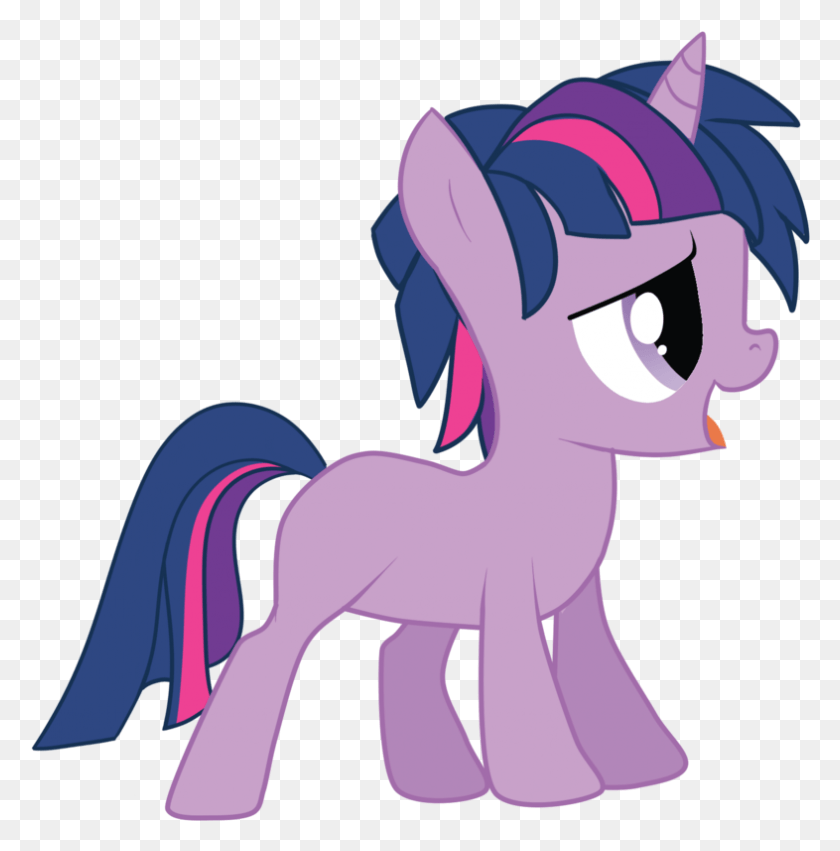 786x798 Dusk Shine Filly, Purple, Graphics HD PNG Download