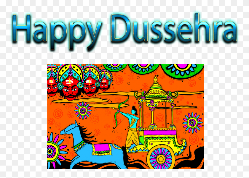 1444x1004 Dussehra Wishes For Whatsapp, Poster, Advertisement HD PNG Download