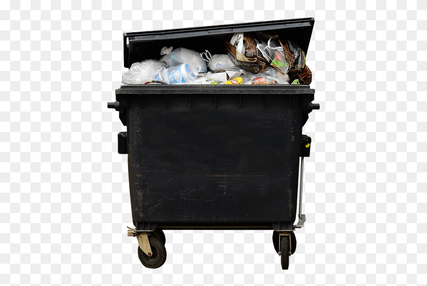 424x504 Dustbin Waste, Trash, Trash Can, Can HD PNG Download