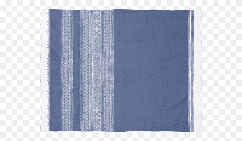 566x432 Dusty Blue Batik Fleece Blanket Linen, Rug, Paper, Home Decor Descargar Hd Png