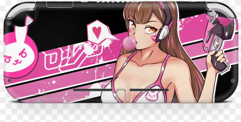 Dva Switch Lite Skin Cartoon, Book, Comics, Publication, Adult Clipart PNG