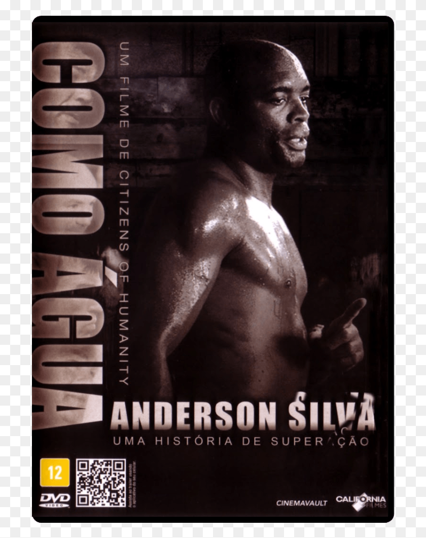 716x1001 Descargar Png / Dvd Como Gua Anderson Silva Como Agua, Person, Human, Poster Hd Png
