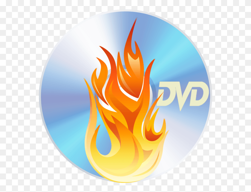 583x582 Dvd Creator Lite Создать Amp Burn 4 Значок Пламени, Огонь, Костер, Символ Hd Png Скачать