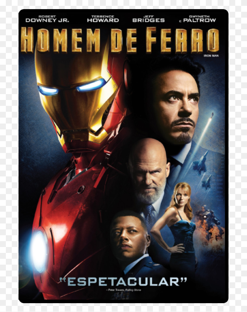 716x1001 Dvd Homem De Ferro Ironman 1 Постер Фильма, Человек, Человек, Плакат Png Скачать
