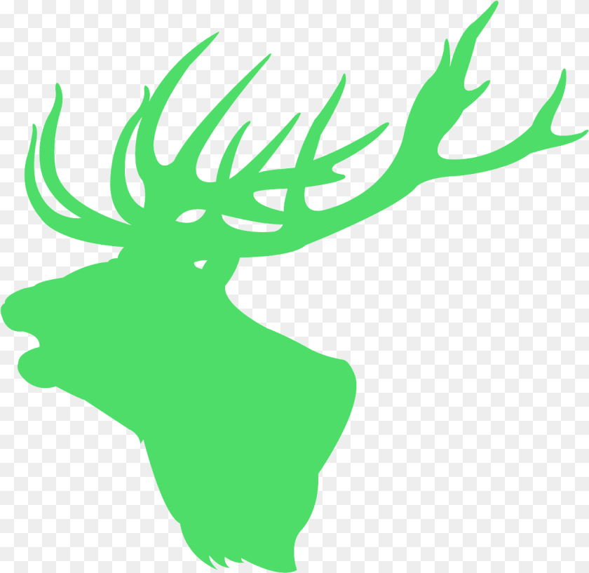 1264x1229 Dxf File Elk, Animal, Deer, Mammal, Wildlife Sticker PNG