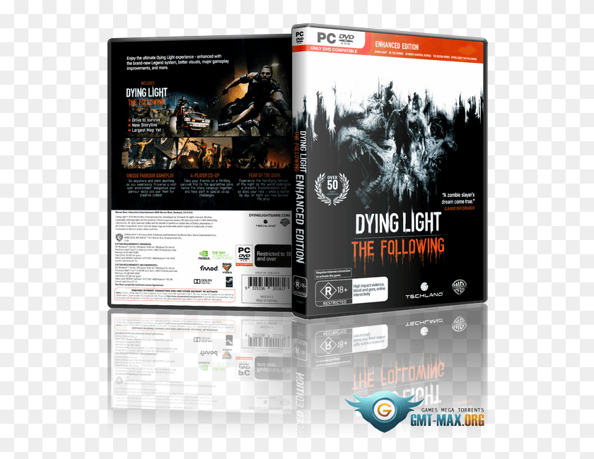 544x590 Dying Light The Following Enhanced Edition Incl All Dying Light The Following Box, Poster, Advertisement, Person HD PNG Download