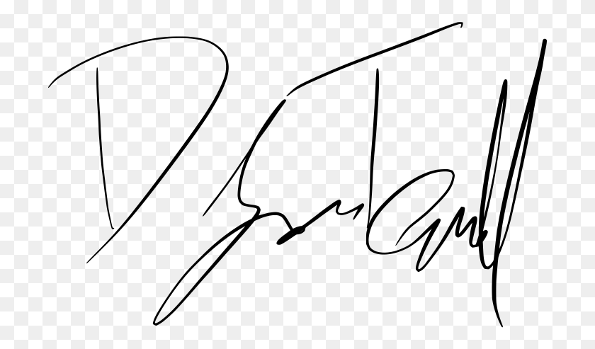 705x433 Dylan Signature Line Art, Серый, Мир Варкрафта Png Скачать