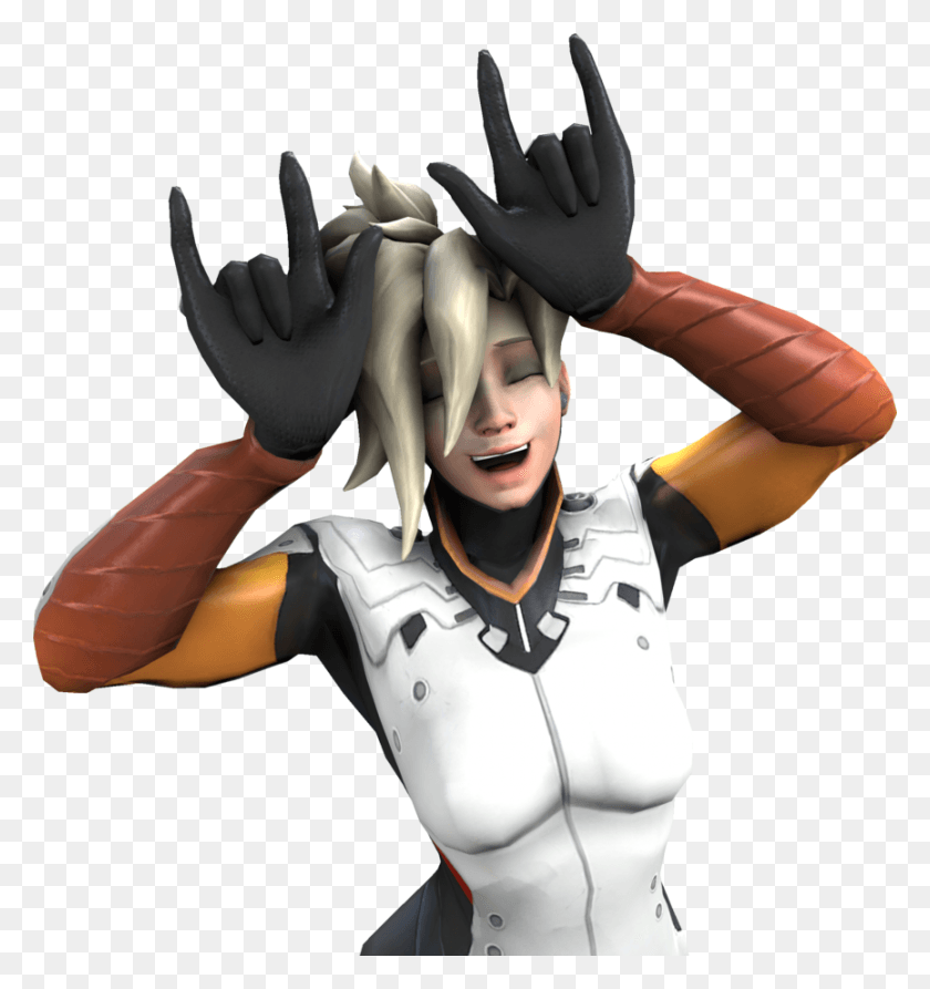 865x924 Dynamic Cubemaps Neither Of Which Sfm Supports Mercy Sfm, Costume, Clothing, Apparel HD PNG Download