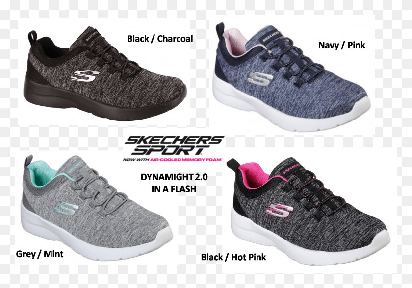 1454x985 Descargar Png Dynamight In A Flash Bungee Mesh Trainers New Skechers 12965 Skechers, Zapato, Calzado, Ropa Hd Png