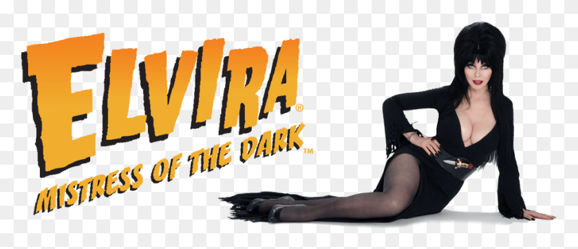 919x357 Dynamite Announces New Comic Books And Merchandise Elvira Mistress Of Darkness Logo, Person, Clothing, Pants HD PNG Download