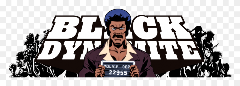 1252x387 Dynamite Transparent Word Black Dynamite Tv Show, Person, Human, Book HD PNG Download