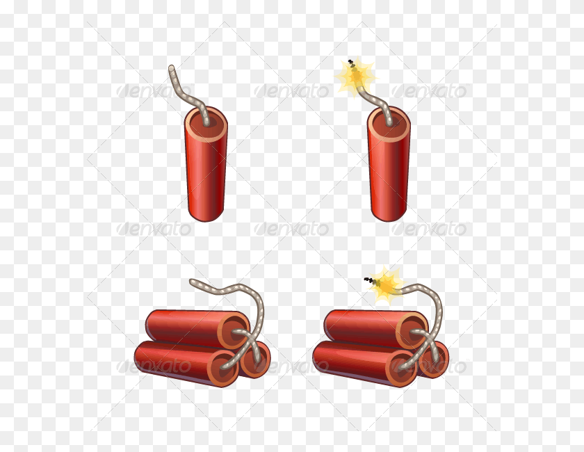 590x590 Dynamite Vector Fuse Dynamite, Weapon, Weaponry, Bomb HD PNG Download