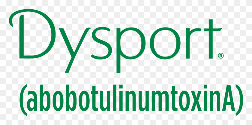 2582x1186 Логотип Dysport Botox, Текст, Символ, Товарный Знак Hd Png Скачать