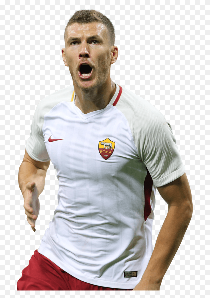 706x1132 Dzeko Roma, Clothing, Person, Sphere HD PNG Download