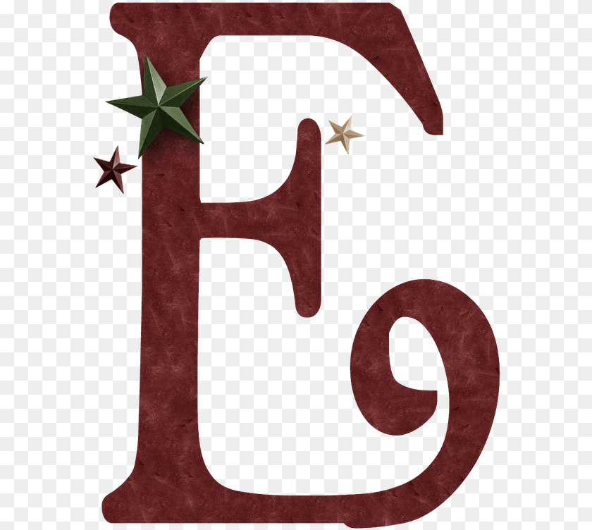 583x752 E Burgandy E Christmas Letter, Symbol, Text, Number Sticker PNG