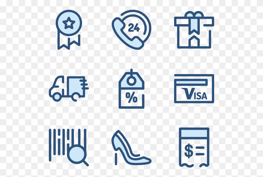 529x505 E Commerce Online Pay Linear Icon, Text, Symbol, Alphabet HD PNG Download