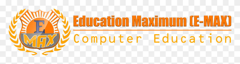4093x868 E Max Компьютерное Образование Янтарь, Слово, Текст, Алфавит Hd Png Скачать