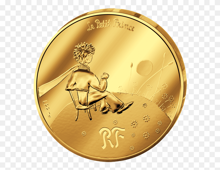 588x589 E The Little Prince Ii Circle, Gold, Gold Medal, Trophy HD PNG Download