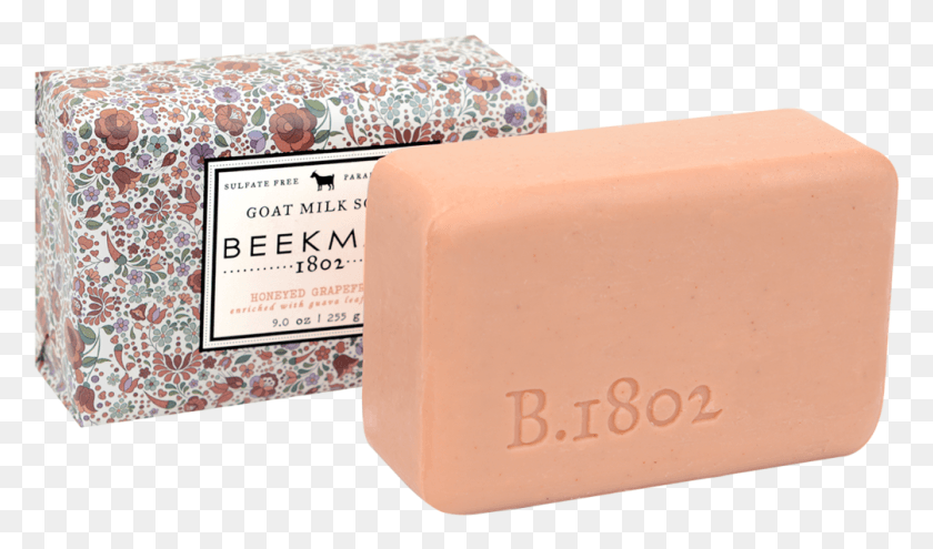 1004x560 E7 Goat Milk Soap Bar 9 Oz Honeyed Grapefruit Beekman Soap, Box HD PNG Download