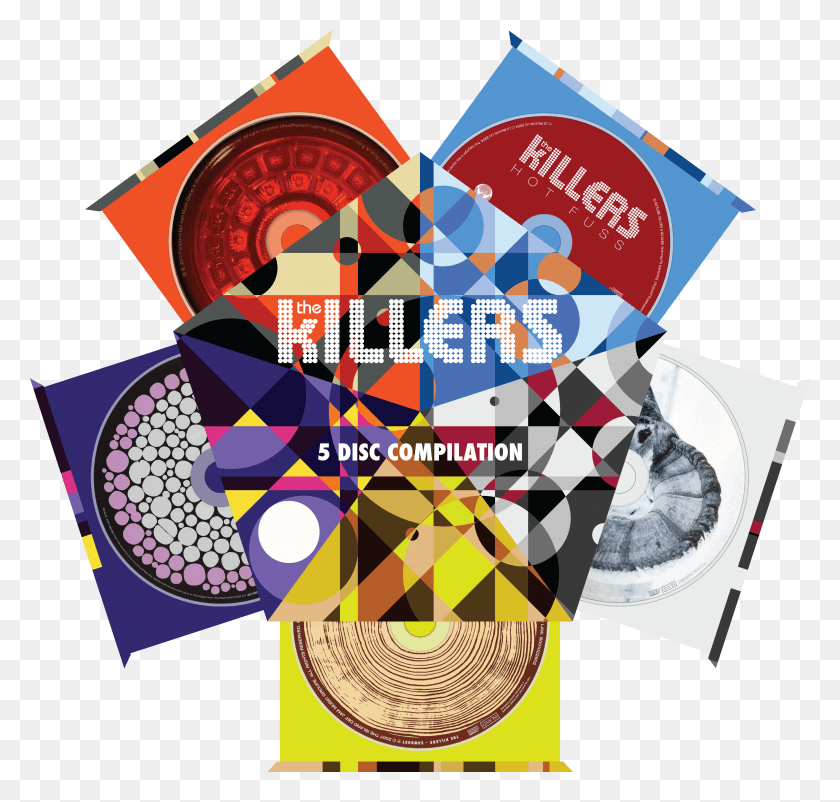 4505x4288 Each Cd In Encased In Its Own Side With A Slide Out Killers Hot Fuss, Poster, Advertisement, Flyer Descargar Hd Png