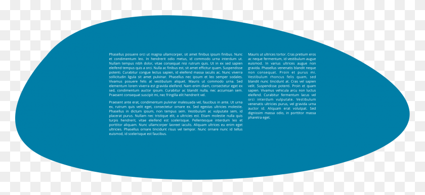 2098x877 Each Module Has A Wavy Curvy Border Circle, Word, Text, Business Card HD PNG Download