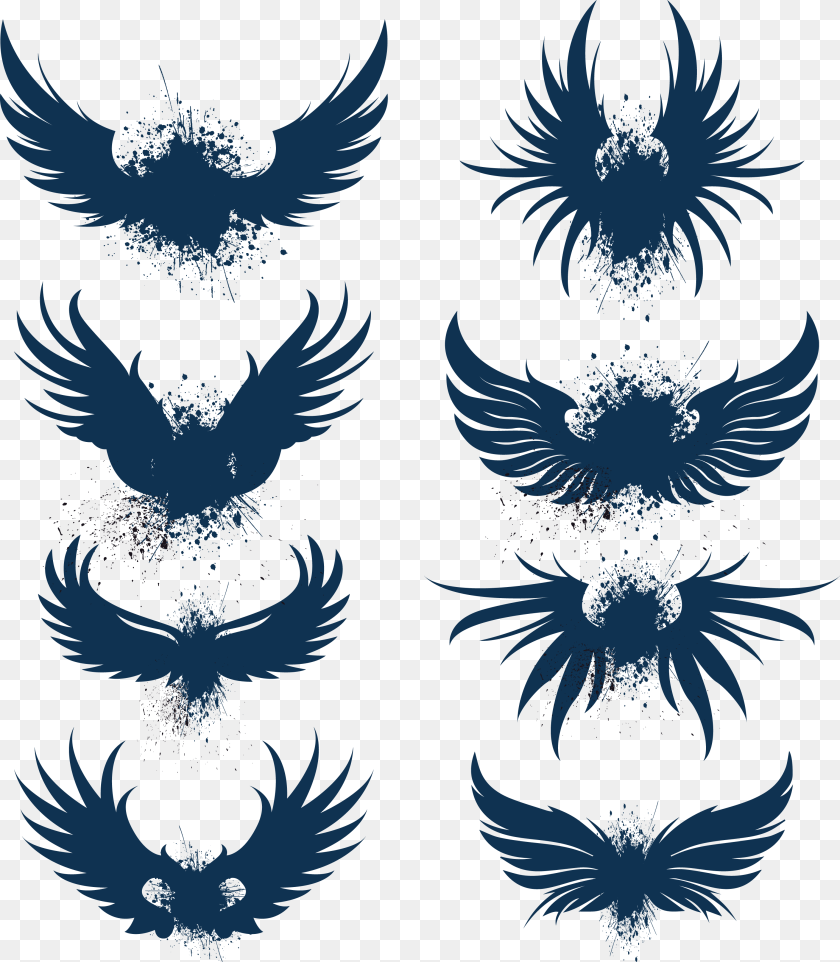 Eagle, Cross, Symbol, Art, Collage PNG