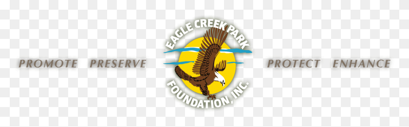 1667x430 Eagle Creek Park Foundation, Logotipo, Símbolo, Marca Registrada Hd Png