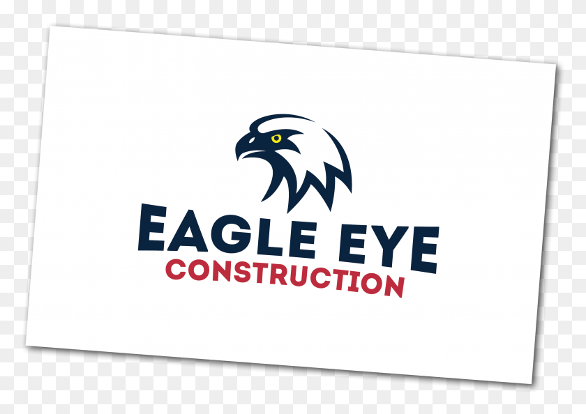 3183x2183 Eagle Eye Construction Logo Card Connection, Symbol, Trademark, Bird HD PNG Download