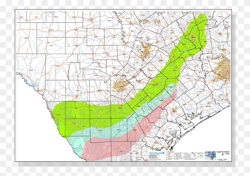 744x531 Eagle Ford Shale Executive Trend Map Eagle Ford Shale Map, Bird, Animal, Diagram HD PNG Download