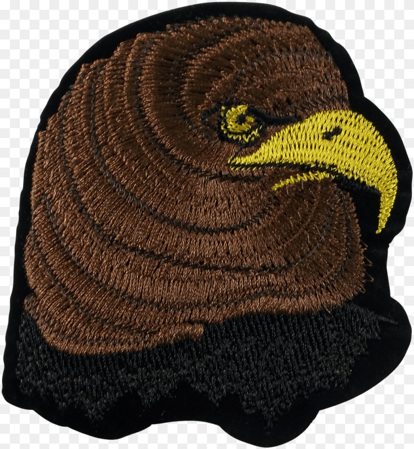 Eagle Head Embroidery Patch Golden Eagle, Animal, Beak, Bird, Clothing Sticker PNG