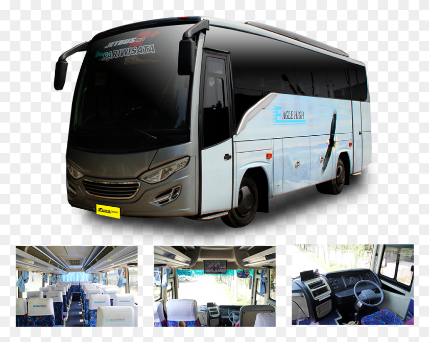 941x737 Eagle High Medium Bus Bus Pariwisata Eagle High, Vehicle, Transportation, Van HD PNG Download