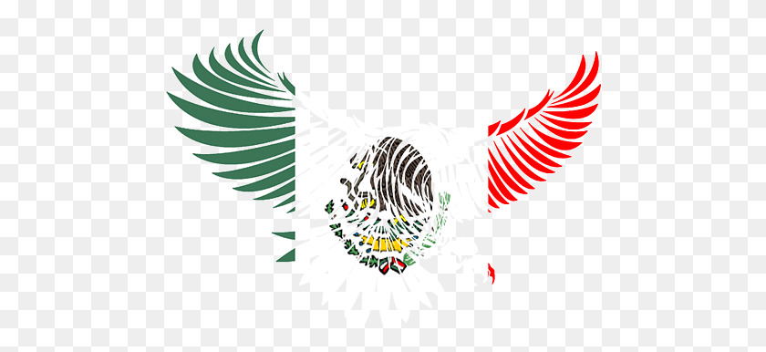 480x326 Águila Png / Diseño De La Bandera Mexicana Png