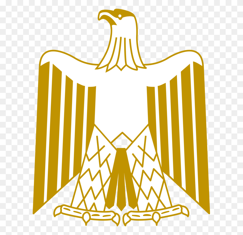 613x750 Eagle Of Saladin Coat Of Arms Of Egypt United Arab Egypt Coat Of Arms, Emblem, Symbol, Chair HD PNG Download