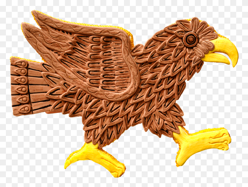 952x700 Descargar Png Eagle Sweet Figure Ave Divertido Corriendo Bird Craft Mousepad, Logotipo, Símbolo, Marca Registrada Hd Png