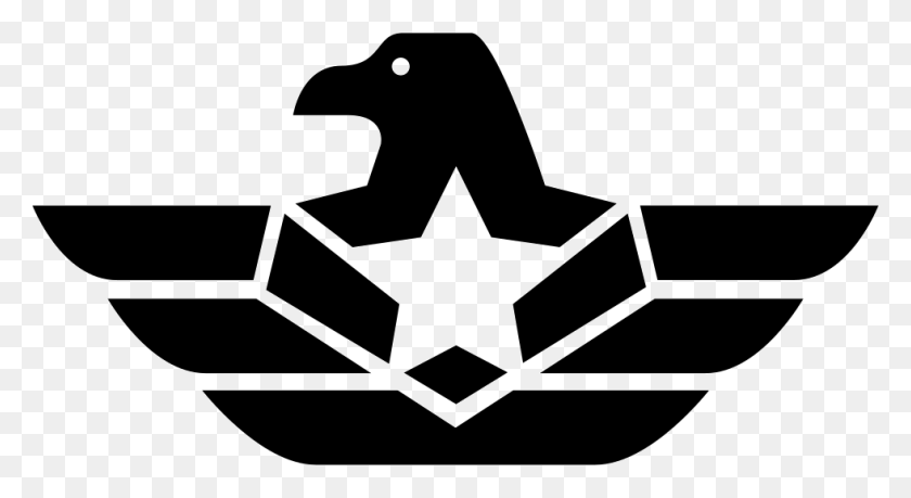 980x502 Descargar Png Símbolo De Águila Con Una Estrella Comentarios Agencia Central De Inteligencia Cartel, Emblema, Martillo, Herramienta Hd Png