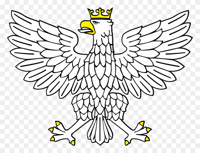 960x714 Eagle Wearing A Crown, Bird, Animal, Symbol HD PNG Download
