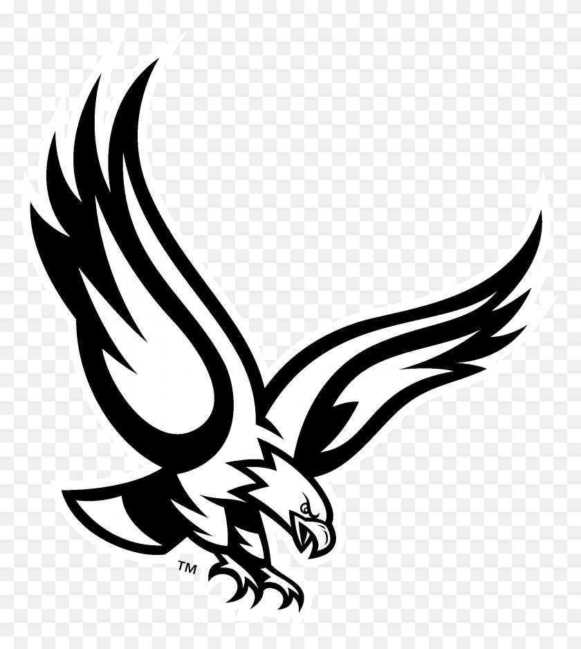 Eagles Logo, Stencil, Symbol, Emblem HD PNG Download