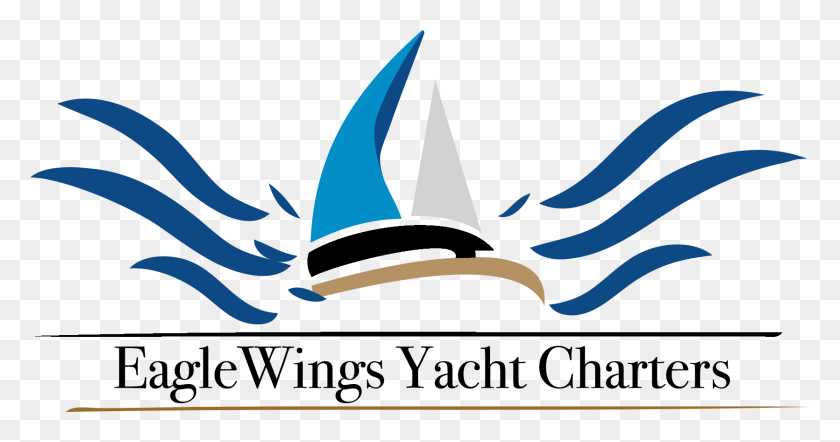 1670x819 Eaglewings Yacht Charters Sharing Boating Bliss Eagle Wings Loft Logo, Symbol, Emblem, Trademark HD PNG Download