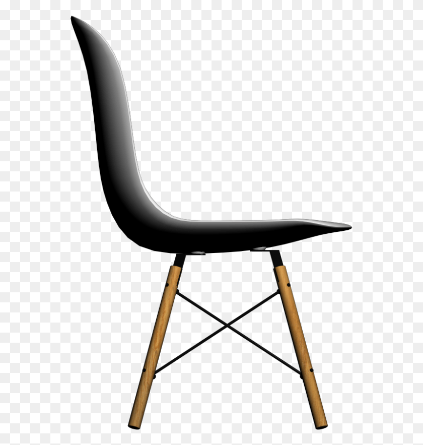 561x823 Eames Plastic Side Chair Dsw By Vitra Side Of Chair, Furniture HD PNG Download