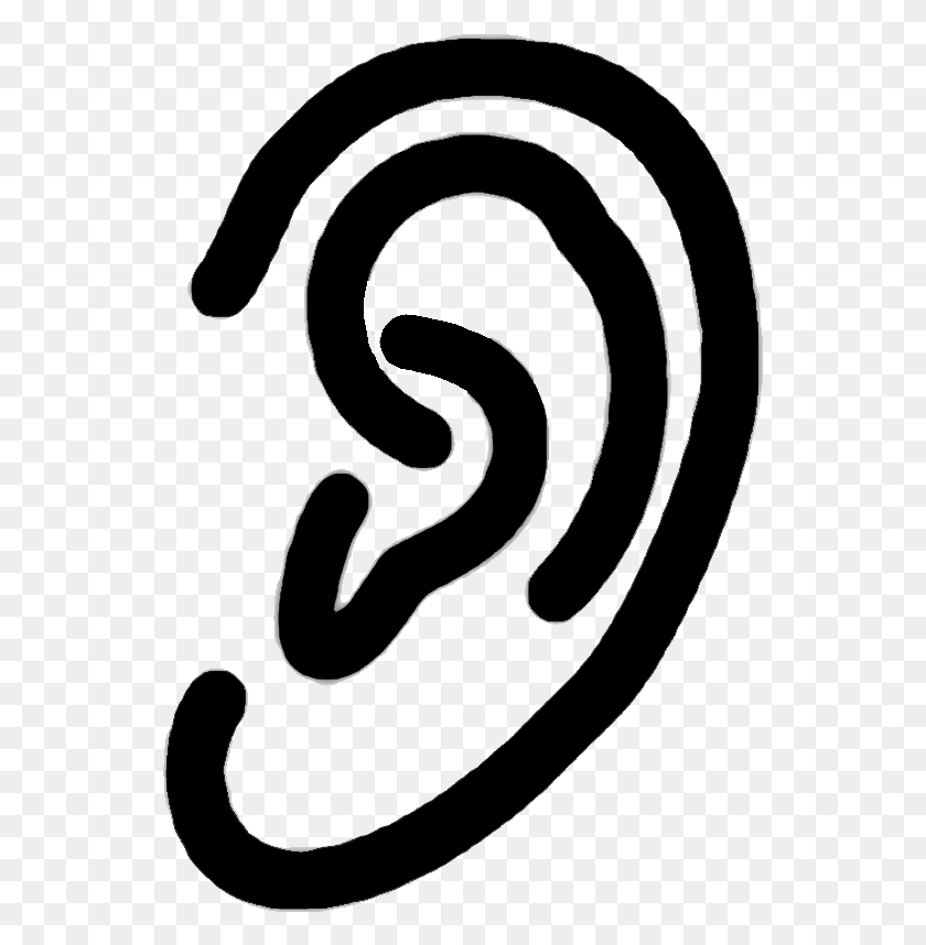 545x798 Ear, Spiral, Coil, Pattern HD PNG Download