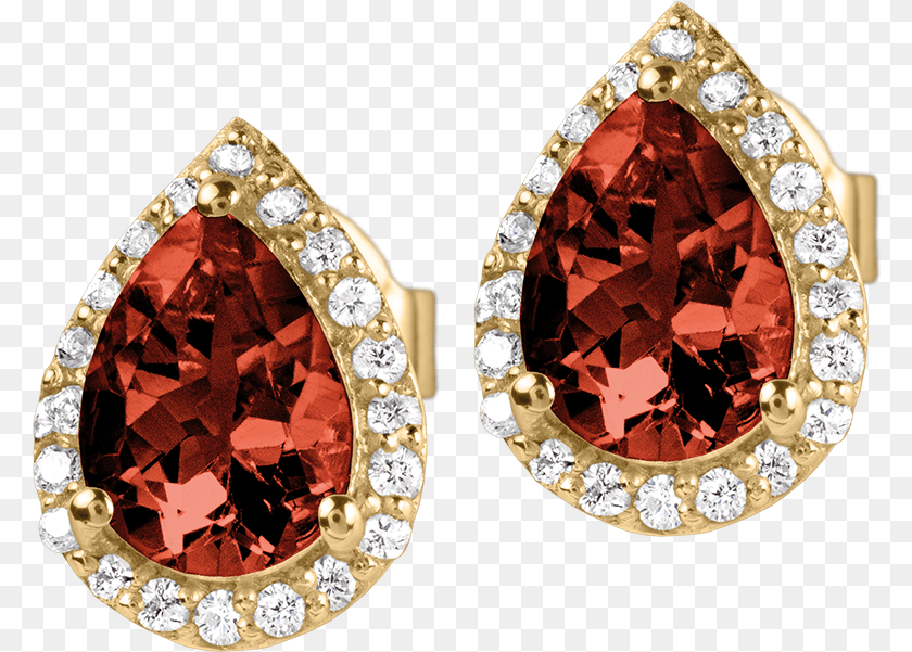783x601 Ear Stud Sterling Silver Gold Plated With Garnet Solid, Accessories, Diamond, Earring, Gemstone Clipart PNG