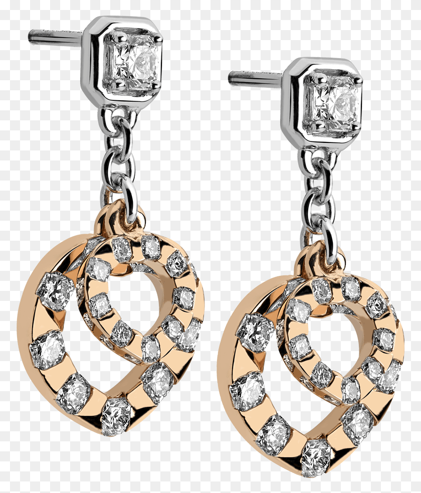 775x923 Earings Two Gold Earrings, Accessories, Accessory, Jewelry HD PNG Download