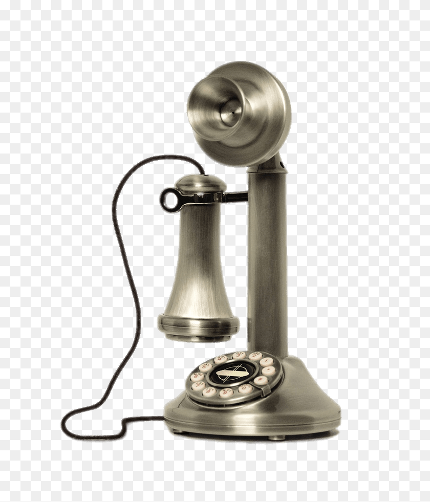 736x981 Early 20th Century Vintage Phone Icon Silver, Electronics, Dial Telephone, Smoke Pipe Clipart PNG