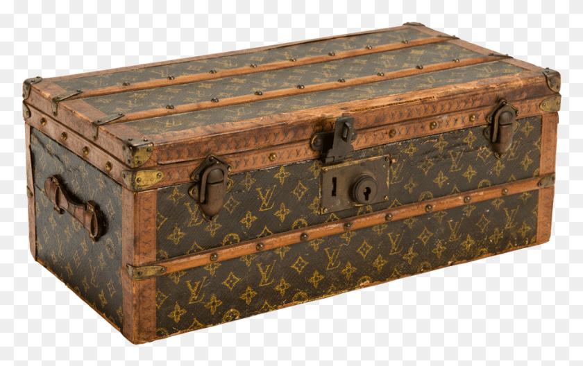 903x542 Early Flower Trunk Early Louis Vuitton Trunk, Treasure, Box, Mailbox HD PNG Download