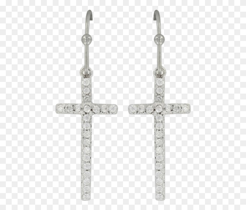 467x658 Earrings, Cross, Symbol, Crucifix HD PNG Download